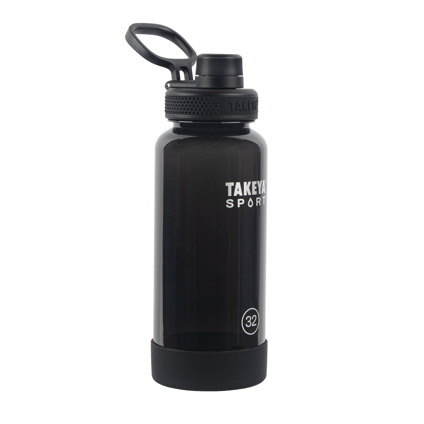 tritan-sport-water-bottle-with-spout-lid-w9 51829-TKS-Tritan-Spout-32-GrandSlamBlack-frontangle.png