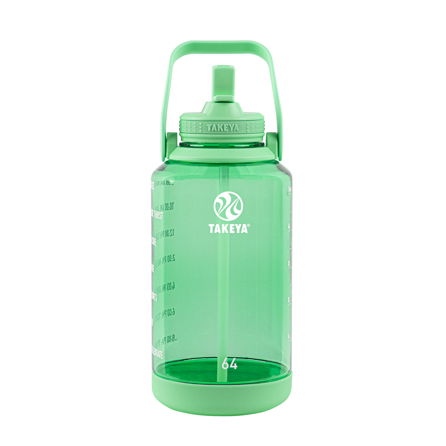 tritan-motivational-water-bottle-with-straw-lid-t9 54101-Tritan-Straw-Motivational-64-PistactioGreen-front.png