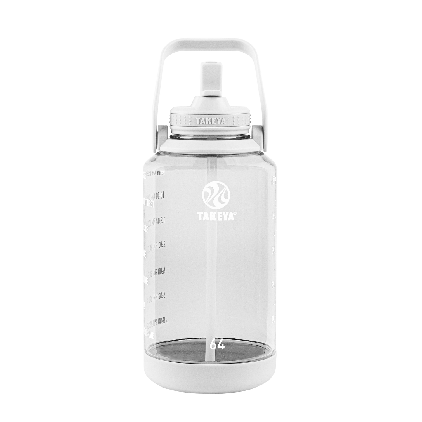 tritan-motivational-water-bottle-with-straw-lid-t9 54142-Tritan-Straw-Motivational-64-WhiteCloud-front.png
