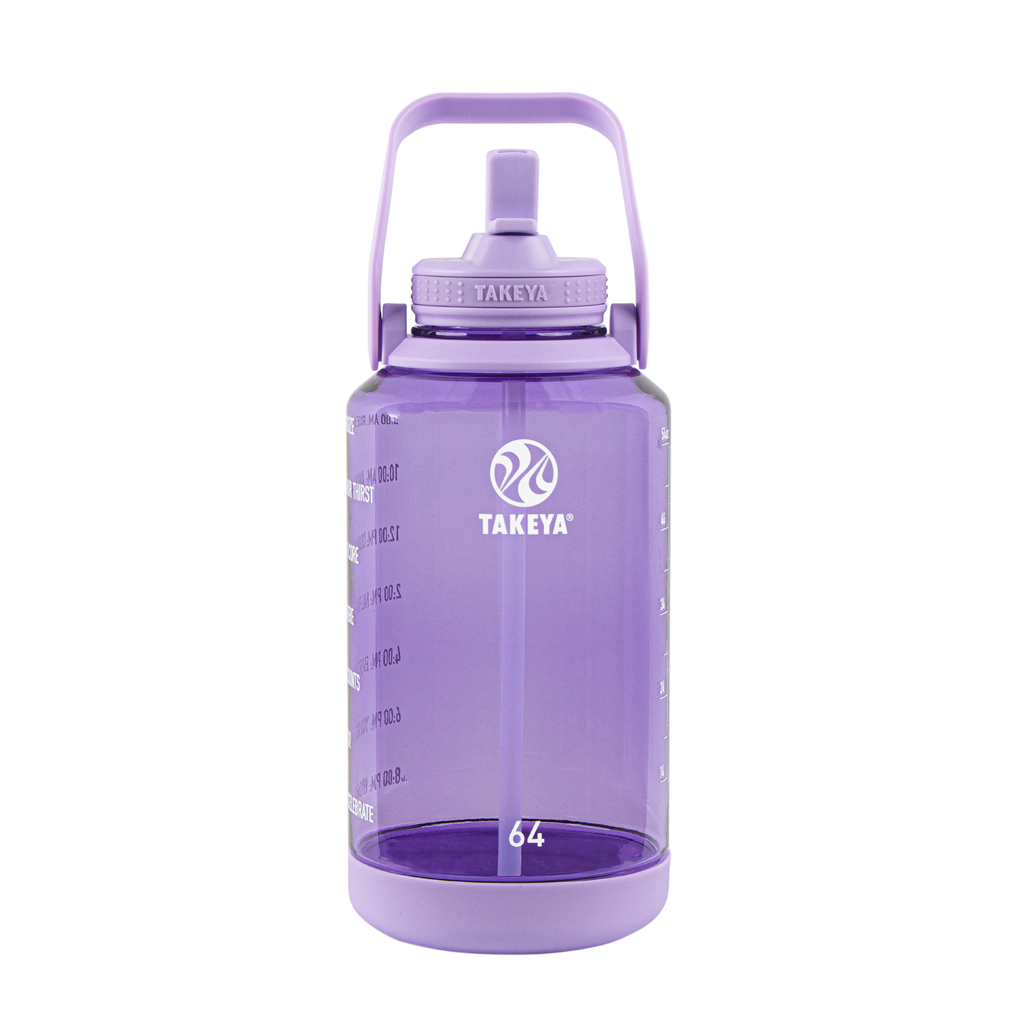 tritan-motivational-water-bottle-with-straw-lid-t9 54144-Tritan-Straw-Motivational-64-VivacityPurple-front.png