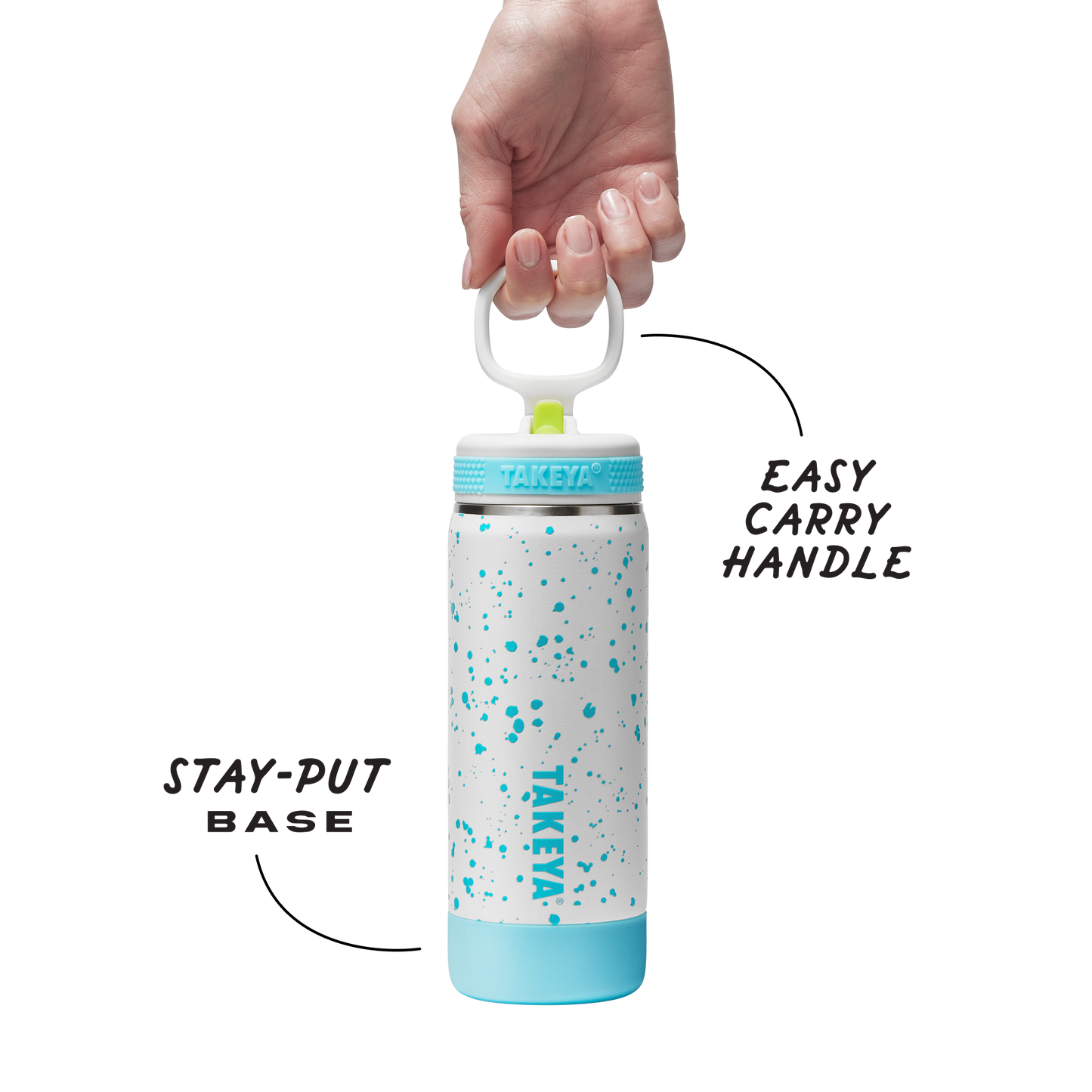 glow-in-the-dark-sport-kids-water-bottle-confetti-with-straw-lid-s0 TKS_SP25_CoreKidsGIDConfetti_StwBtl_CloudGlow_18oz_51368_v3_sRGB-Callout.png